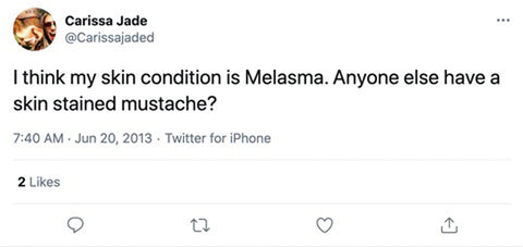 ZitSticka Mustache Tweet